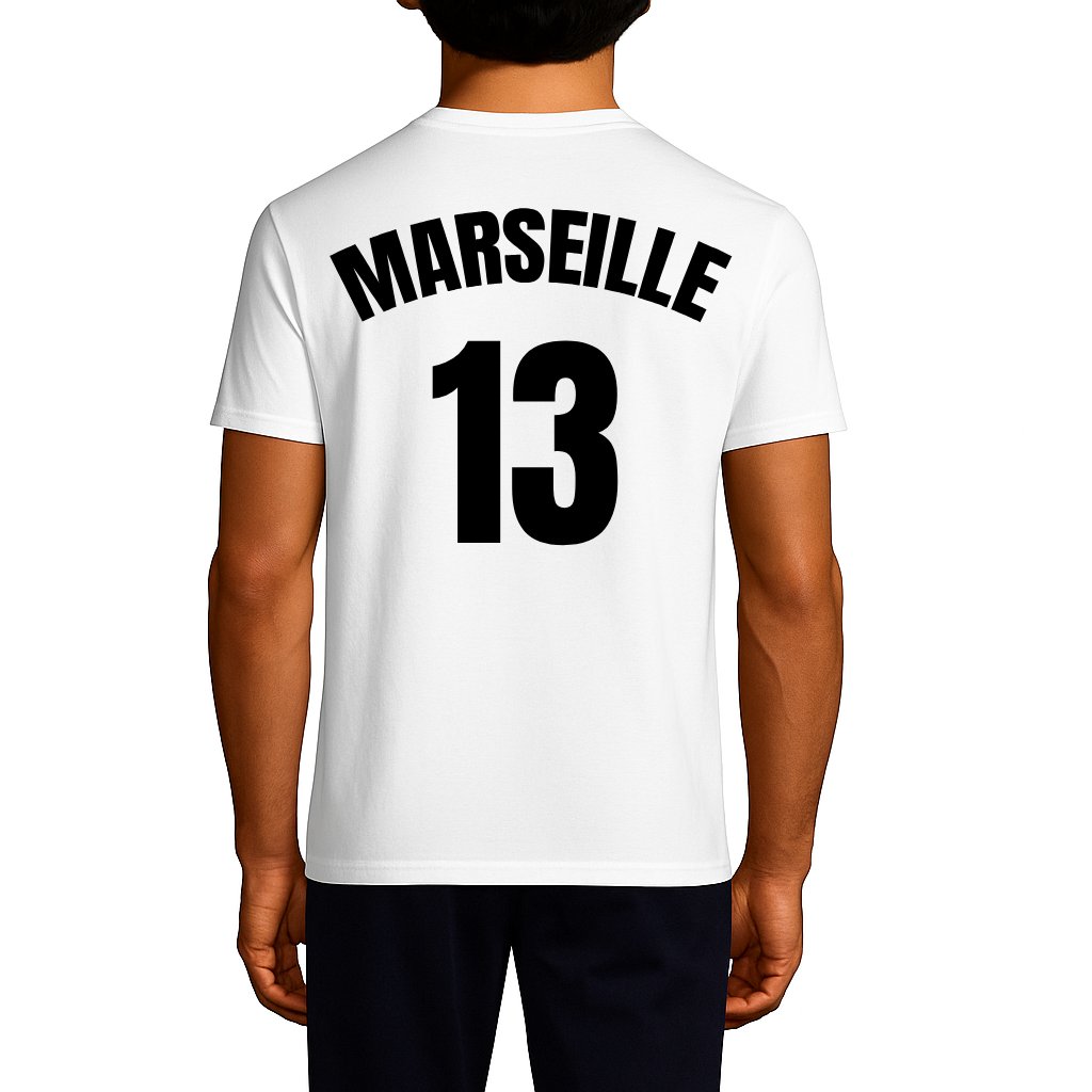 T-shirt Chi Siamo? - Blanc / Écriture Noire