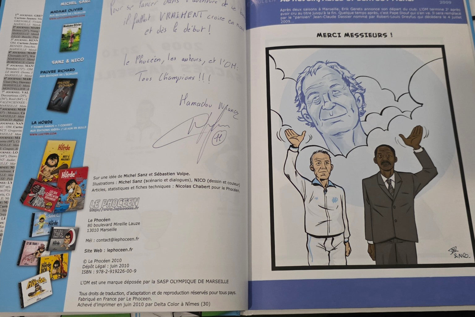 L’Almanach du Phocéen 2009/2010 – Sacrés Marseillais !